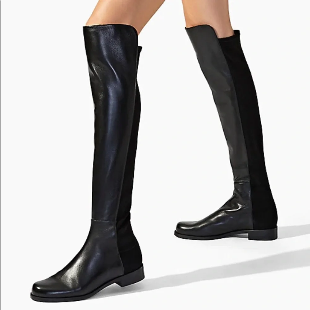 Black 5050 boots. Perfect condition. Worn once with box. - Picture 4 of 11